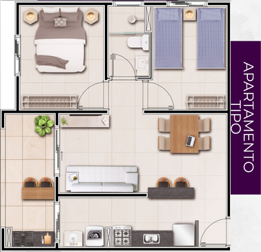 Jacarandá — duplex de cobertura