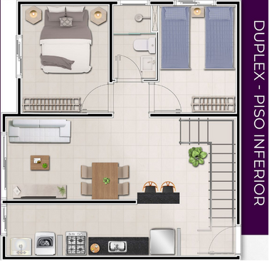 Jacarandá — apartamento